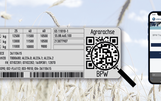 BPW agrar axlar – nu med QR-kod