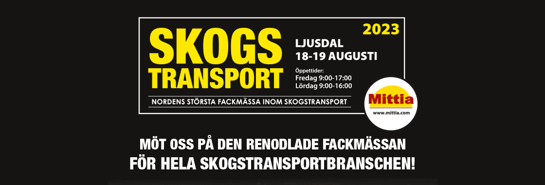 Träffa oss på Mittia Skogstransport i höst