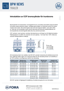 BPW news - Introduktion av CCF bromscylinder för trumbroms (cover)